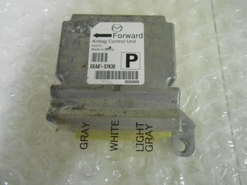 2009-2011 mazda 6 s sedan factory oem airbag control unit module gea2-57k30