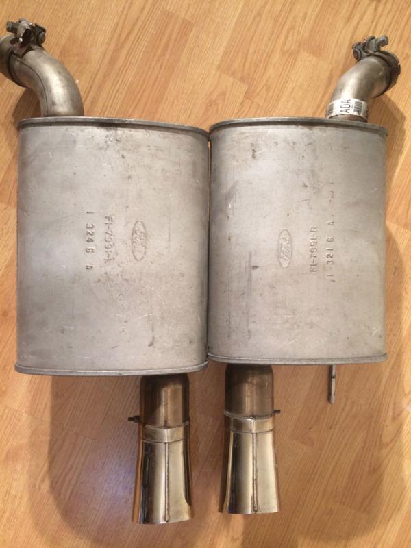 2005-2009 genuine oem ford mustang mufflers both sides gt gt500 v-8