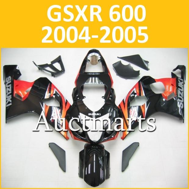 Fit suzuki 04 05 gsxr 750 gsxr 600 2004 2005 gsx-r fairing k4 bodywork h20 b02