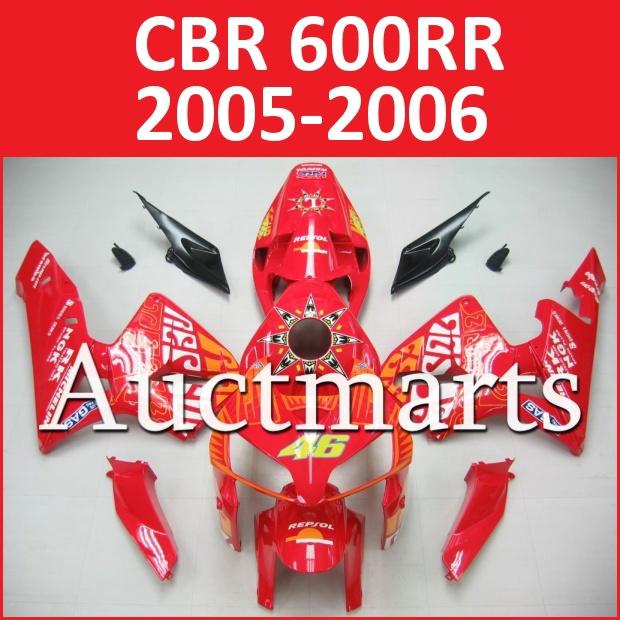 Fit honda 05 06 cbr600rr cbr 600 rr 2005 2006 fairing kit abs plastics b91 a11