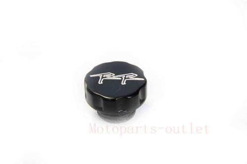 Black billet oil brake fluid reservoir cap for honda cbr 900rr 929rr 954rr