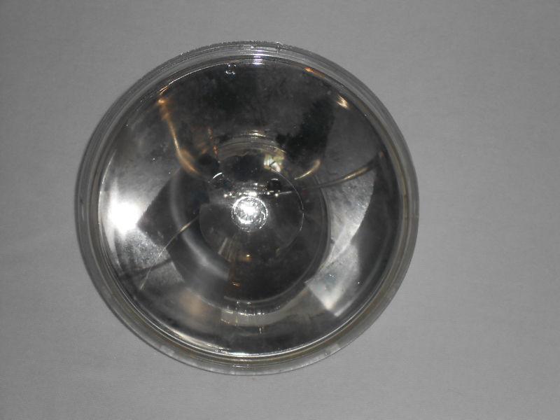 Vintage aircraft spot light 100 watt 5.75" diameter headlight bulb ge 4537 