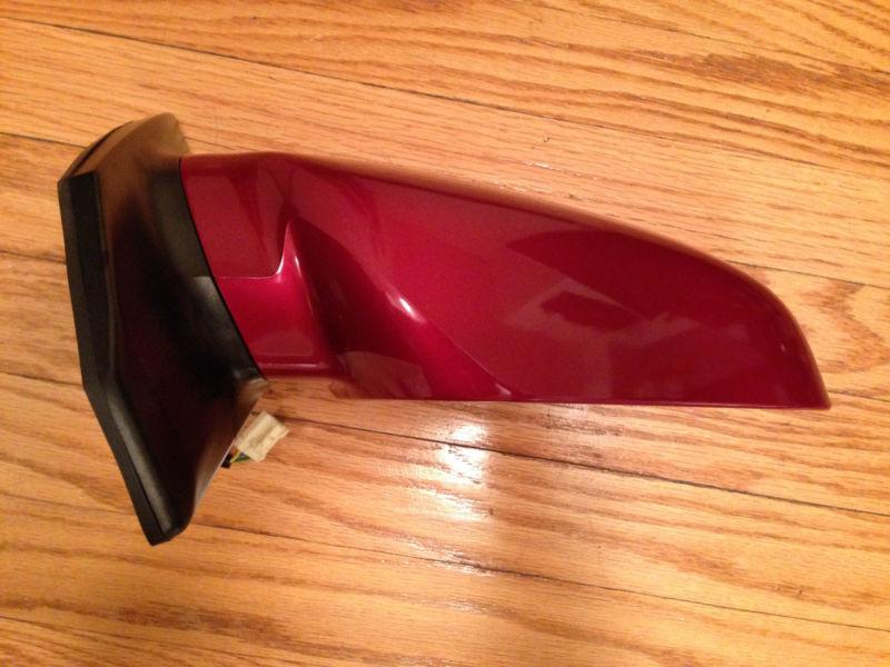 03-08 toyota oem corolla red power door mirror right rh passenger side