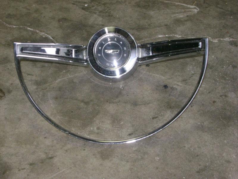 1965 ford fairlane steering wheel horn ring, very nice driver cond