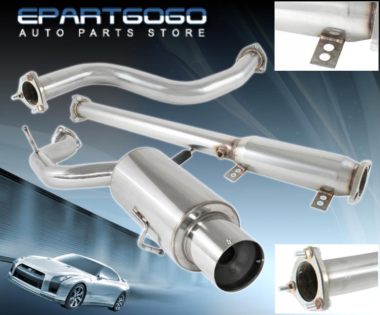 04 05 06 mazda 3 5 door hatchback muffler catback exhaust system piping 4.5" tip