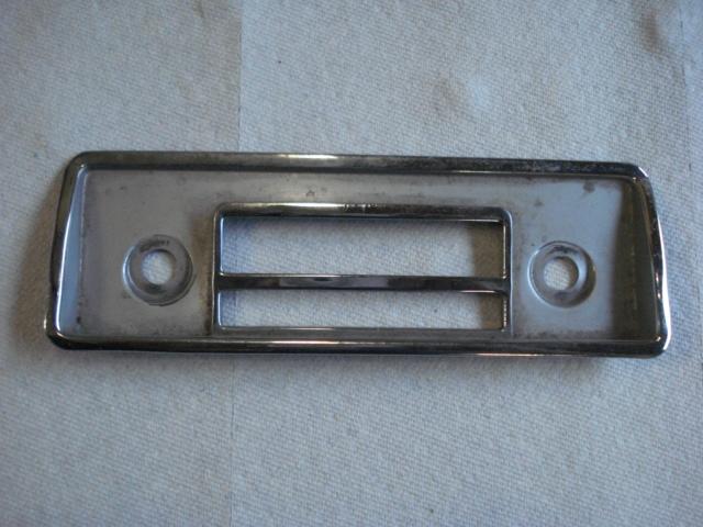 Blaupunkt frankfurt vintage radio chrome face plate. 