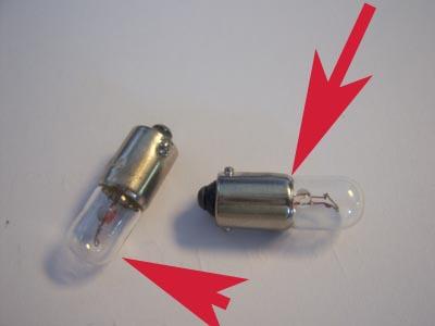  volvo 850 s70 960 s90 interior dome light or tail light bulb  976425 #3860 pair