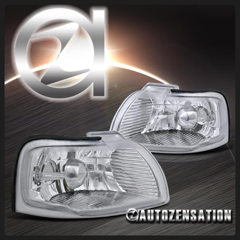 96-97 thunderbird cougar euro chrome turn signal corner lights