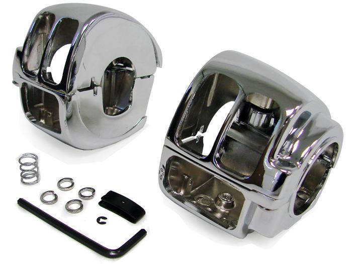 Chrome housing switch cover for 96+ harley davidson sportster v-rod xl 883 1200