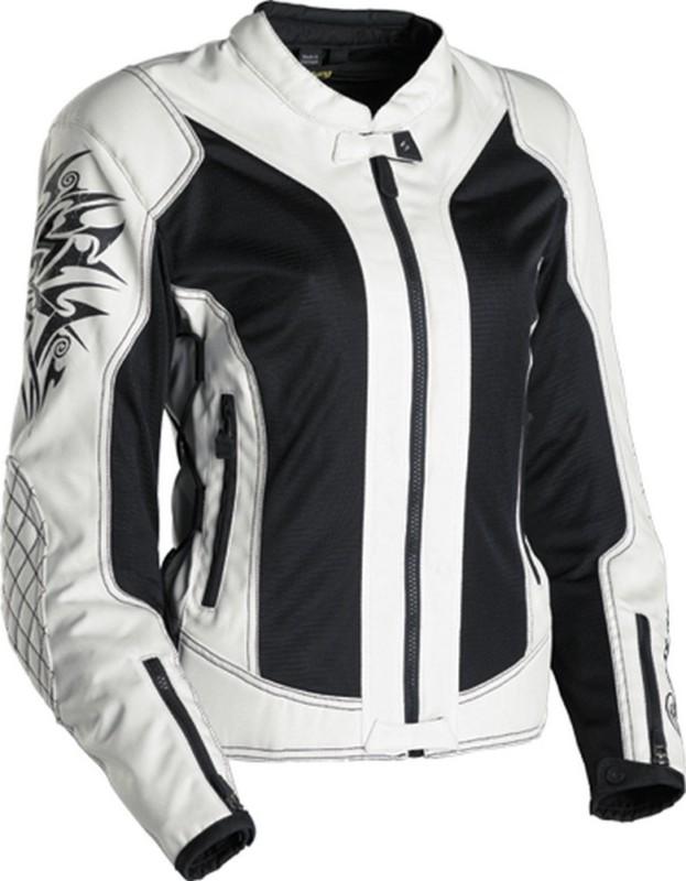 Scorpion nip/tuck motorcycle jacket - off white - xl