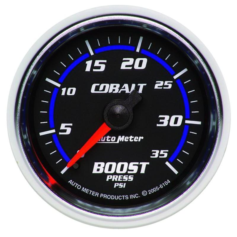 Auto meter 6104 cobalt; mechanical boost gauge