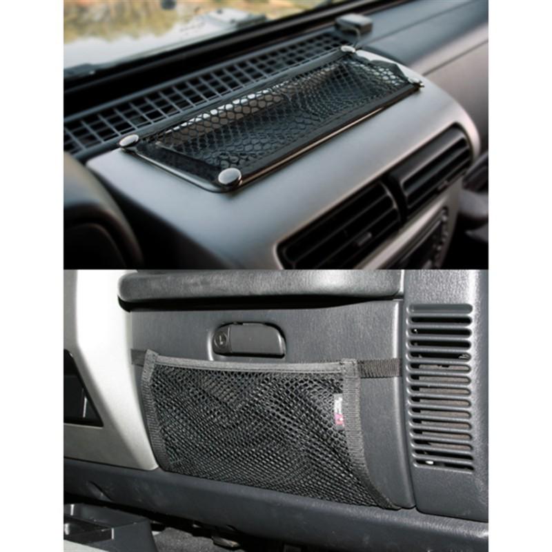 Rugged ridge 13551.20 glove box and dash trail net kit 97-06 tj wrangler