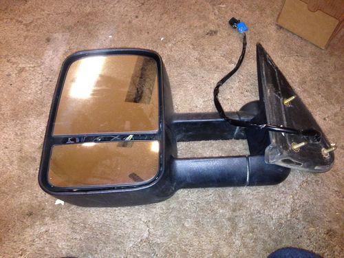 03 04 05 06 chevy silverado 2500 hd power heated towing mirror gmc sierra wt lh