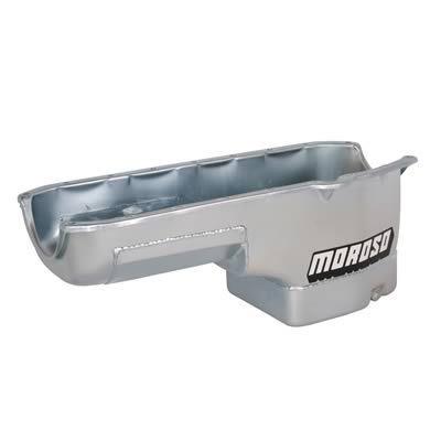 Moroso 20230 oil pan steel clear zinc 6 qt. chevy monza/vega small block each