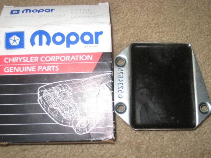 Mopar voltage regulator mopar 5234625 3110-10/93 new