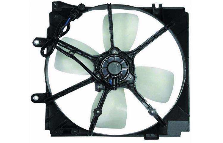 Depo replacement radiator cooling fan assy 98-99 mazda 626 2.0l 2.5l fsd715025b