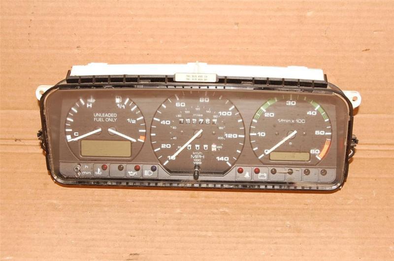 93 vw volkswagen eurovan instrument gauge cluster