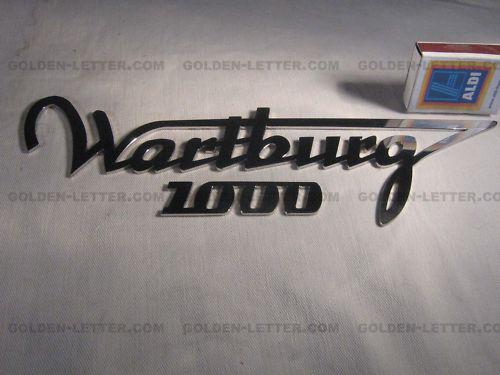 Wartburg 1000 logo collection, metal, new (jus-qw1-7n)