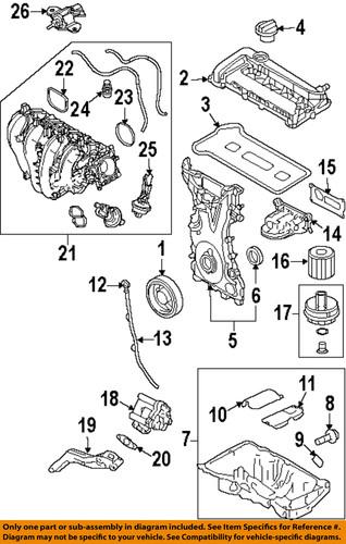 Ford oem 1s7z6a832ba engine-filter cover