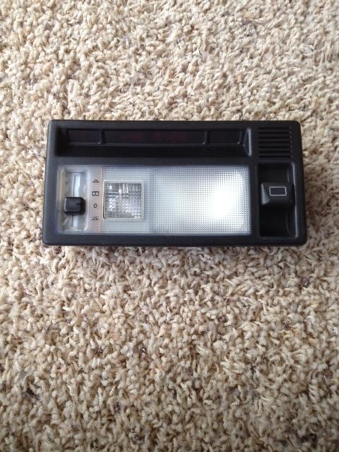 Mercedes benz w124 w126 w201 interior dome light sunroof switch 190e 300e rare 