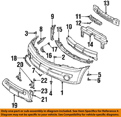 Kia oem 865153e010 front bumper-bumper cover upper bracket