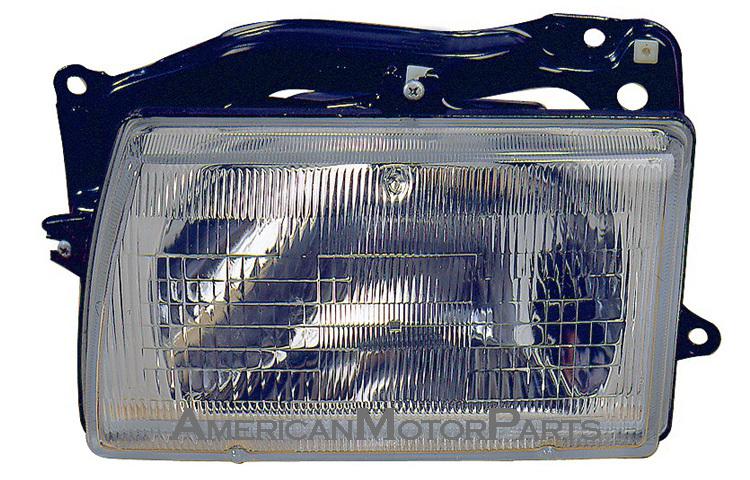 Depo driver & passenger side replacement headlight head lamp 88-93 ford festiva