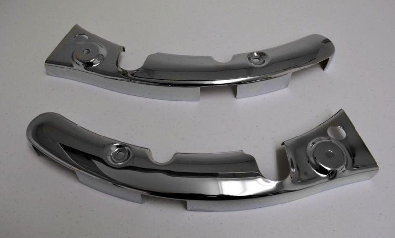 Harley davidson chrome rear fender strut support covers (touring models)