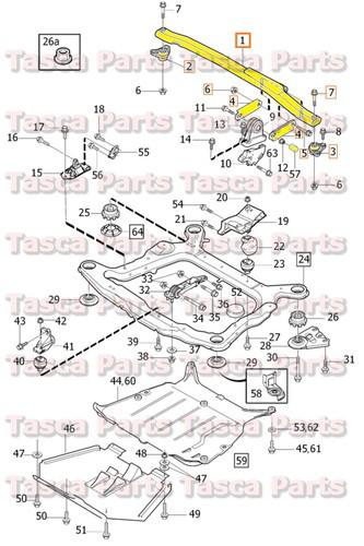 Brand new oem tower brace torque rod 2001-2009 volvo s60 v70 v70xc #30671354