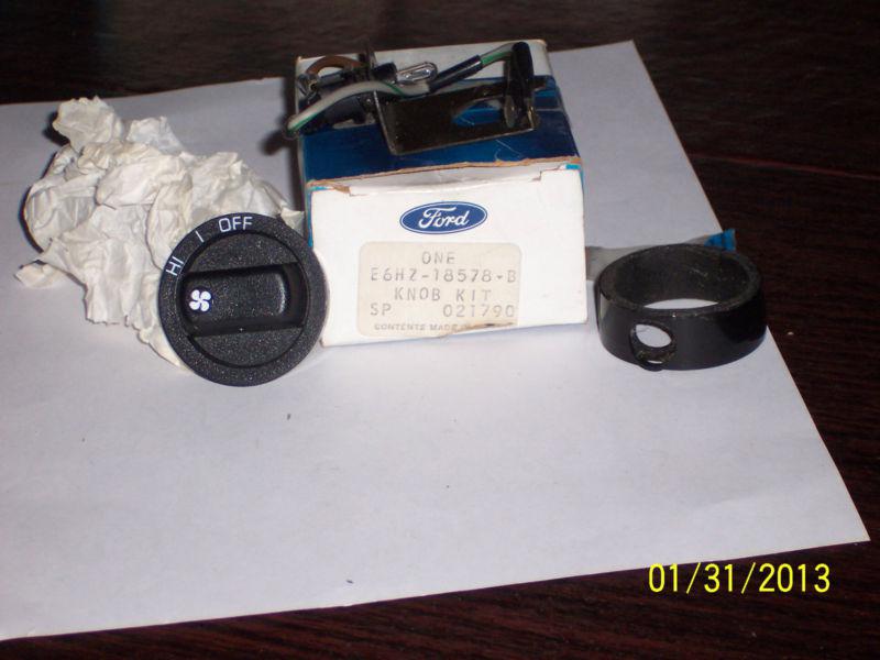 1986 ford med/hvy truck nos fan knob kit part # e6hz-18578-b