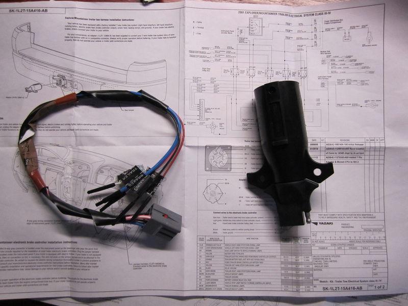 Ford oem  trailer kit electrical explorer mountaineer