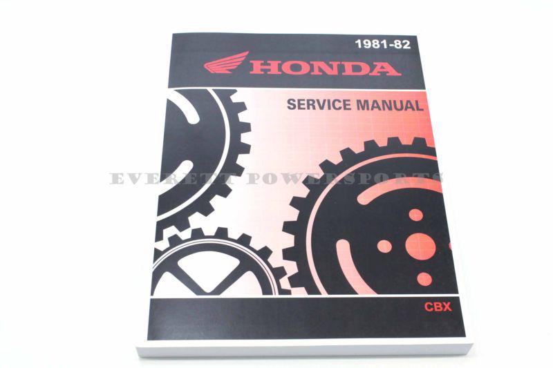 New service shop repair manual 1981 1982 cbx oem honda book      #l33