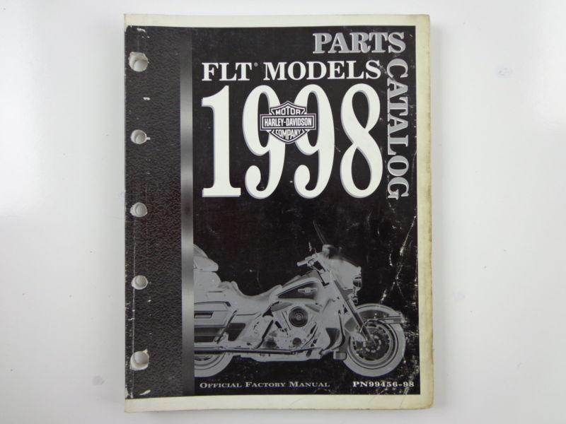 Harley davidson 1998 flt models parts catalog manual 99456-98