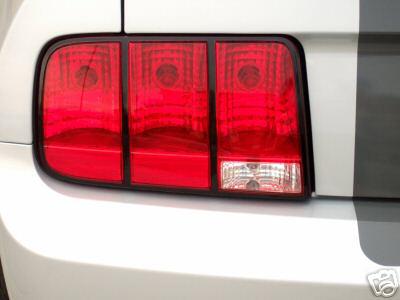2005-2009 mustang taillight outlines decals