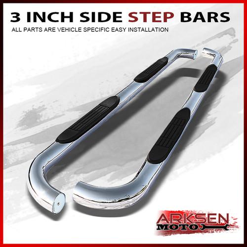 06-13 honda ridgeline stainless steel 3 inch side step bars running board pair