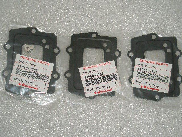 1995-2011 kawasaki jet ski jh750 js800 jt900 jh 1100 jt1200 reed valve gaskets