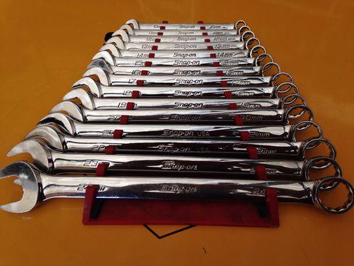 Nice snap on tools 15 piece metric combination wrench set 10 to 24mm