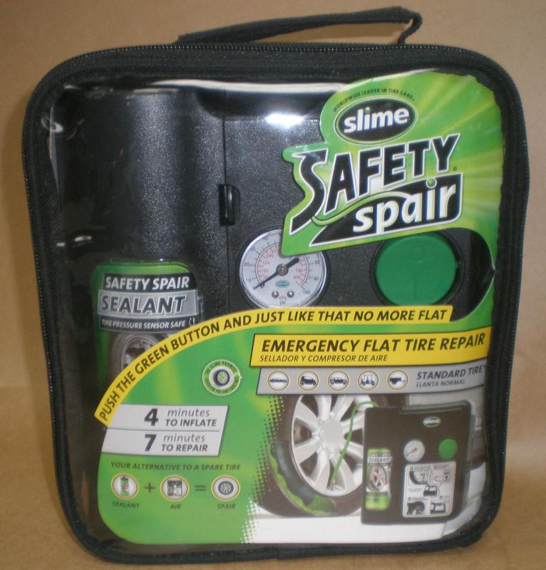 Slime sealant safety spair flat car auto atv suv truck tire repair compressor