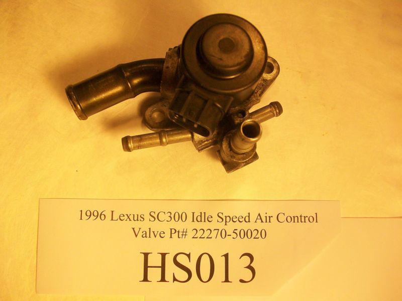 1996 lexus sc300 idle speed air control valve pt# 22270-50020  2227050020 #hs013