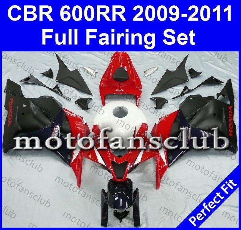 Fit honda cbr600rr 09 10 11 cbr 600 rr 2009 2010 2011 fairing kit #02 b