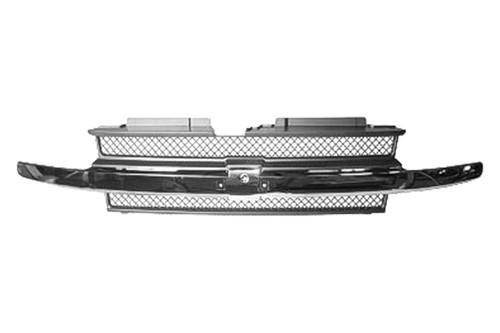 Replace gm1200477 - chevy trailblazer grille brand new truck suv grill oe style