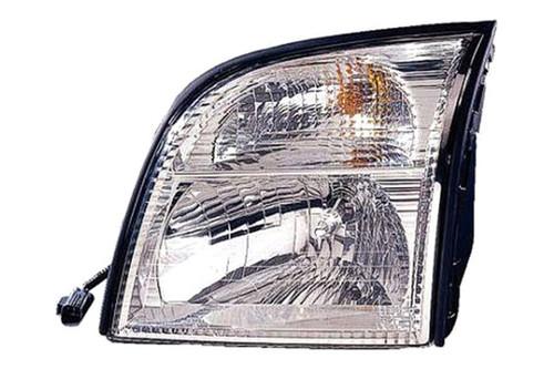 Replace fo2502188 - 02-04 mercury mountaineer front lh headlight assembly