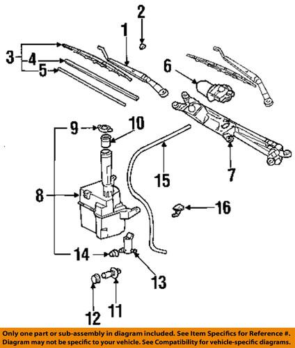 Toyota oem 8531506080 windshield washer fluid reservoir