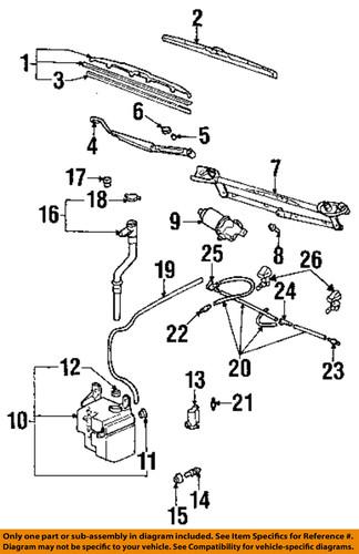 Toyota oem 8531548040 windshield washer fluid reservoir