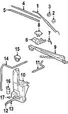 Cadillac 12463086 genuine oem factory original hose