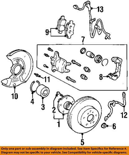 Toyota oem 0446552032 brake-brake pads