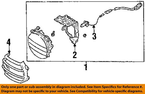 Subaru oem 84501ae11a fog light-fog lamp assembly