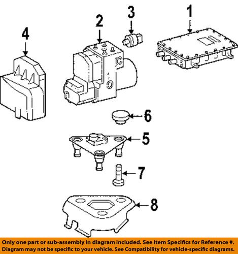 Dodge oem 5127536aa abs-abs control unit