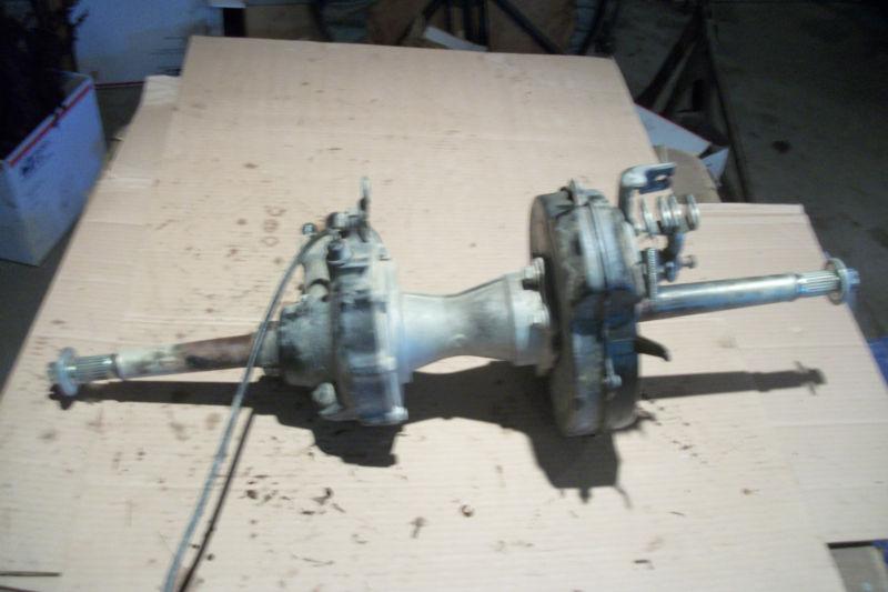 Yamaha moto 4 yfm200 yfm 200 1985 rear back axle differential final drive brakes