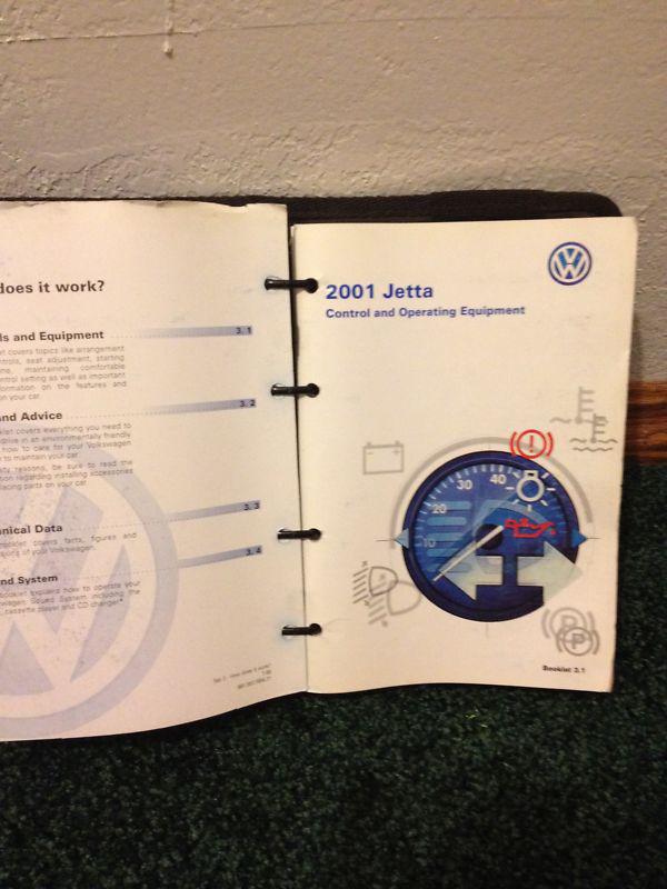 Buy 2OO1 VW JETTA OWNERS MANUAL in East Wenatchee, Washington, US, for