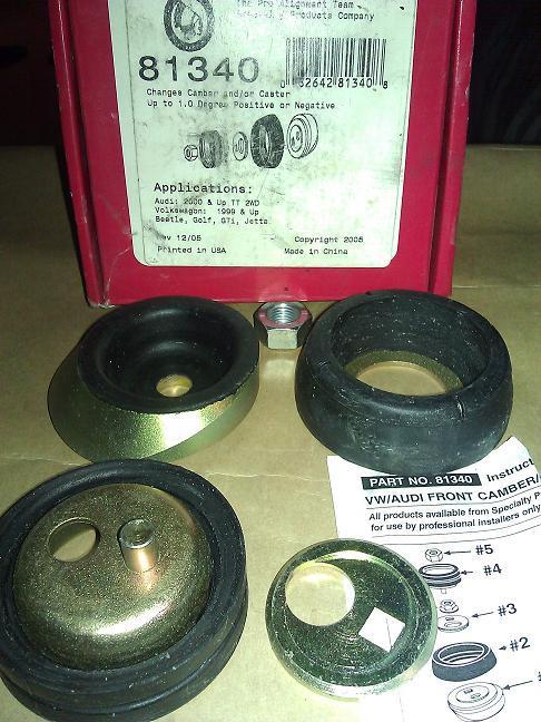 Performance 81340 strut mounts. new in box vw jeta